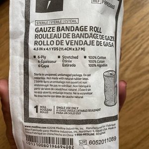 2 Medline Gauze Bandage Roll (2 packs)